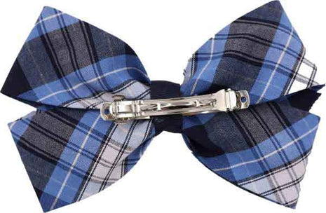School Uniform Girl Hair Bow Plaid #76