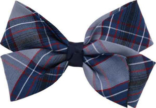 School Uniform Girl Hair Bow Plaid #82