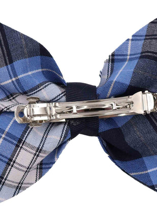 School Uniform Girl Hair Bow Plaid #76