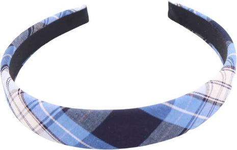 School Uniform Girl Headband Plaid #76
