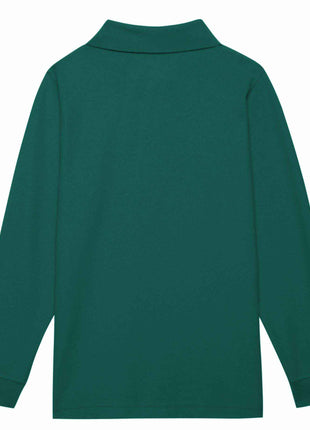 Kids Long Sleeve Pique Polo