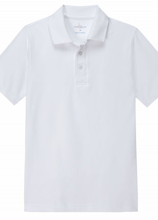 School Uniform Kids Short Sleeve Pique Polo Shirt by Tom Sawyer