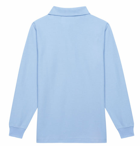 School Uniform Kids Long Sleeve Pique Polo Shirt by Tom Sawyer