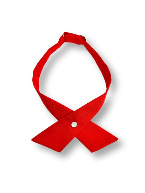 Sheridan Baptist Girls Red Criss Cross Tie
