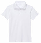 School Uniforms Girls Short Sleeve Feminine Fit Interlock Polo Shirt By Becky Thatcher