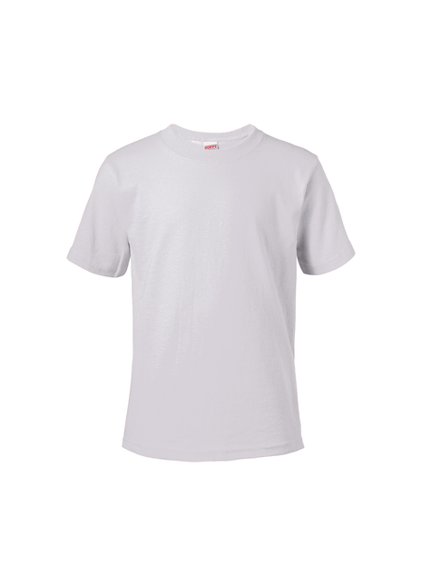 Camiseta de algodón de peso medio para niños con uniforme escolar de Soffe