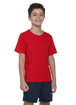 School Uniform Kids Mid-Weight Cotton T-Shirt by Soffe