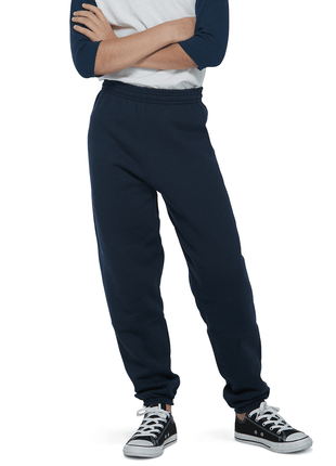 Pantalones de chándal de forro polar pesado para niños de uniforme escolar de Soffe