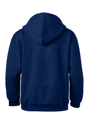 School Uniform Kids Classic Full Zip Hooded Sweatshirt by Soffe