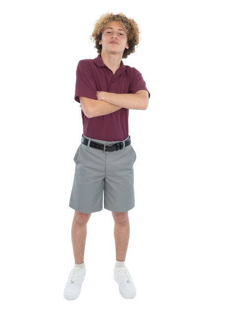 Uniformes escolares para niños y pantalones cortos delanteros planos para hombres de Tom Sawyer