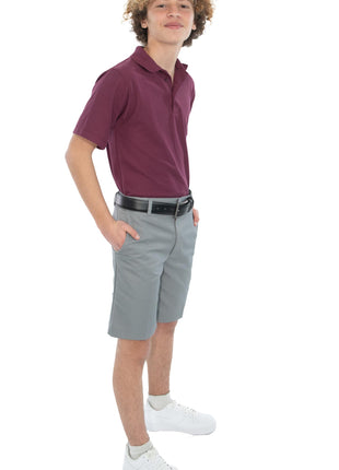 School Uniforms Boys and Mens Flat Front Shorts by Tom Sawyer