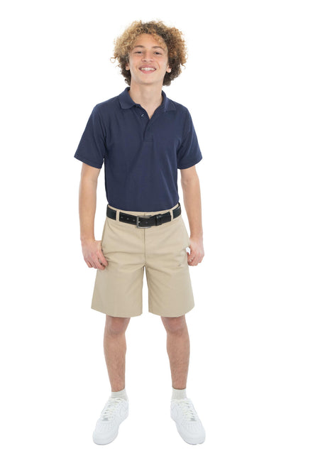 School Uniforms Boys and Mens Flat Front Shorts By Tom Sawyer