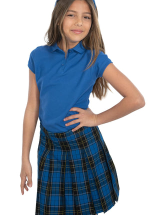 School Uniforms Girls Short Sleeve Feminine Fit Pique Polo Shirt By Becky Thatcher