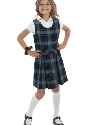 Uniforme escolar para niñas, jersey a cuadros, parte superior de la rodilla, a cuadros #57