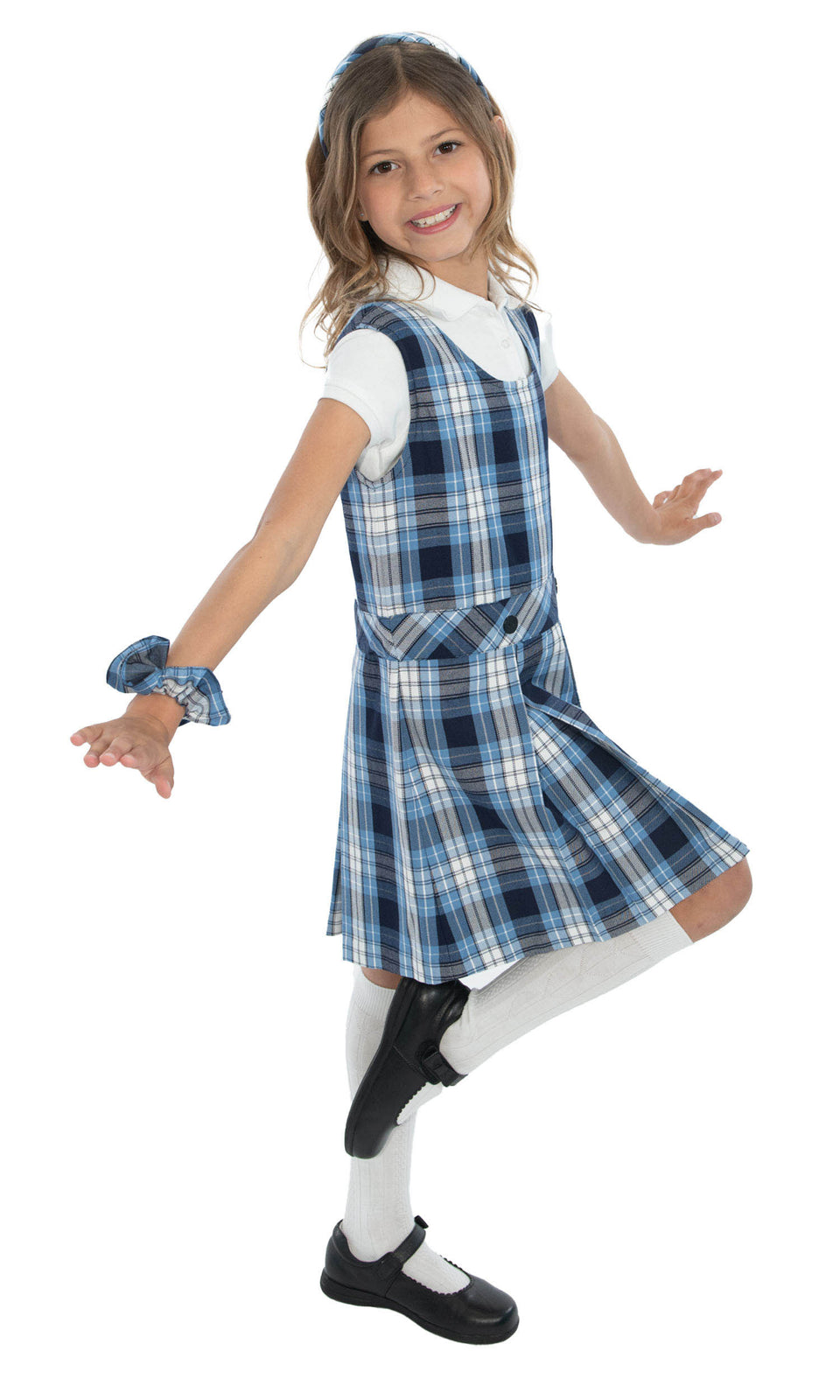 School Uniform Girls Plaid Jumper Top of The Knee Plaid #76 by hello n ...