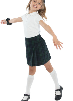 School Uniform Girls Two-Sided Pleated Skort Plaid #79 by hello nella