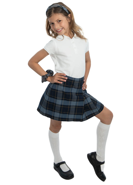 School Uniform Girls Two-Sided Pleated Plaid Skort – hello nella