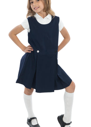 School Uniform Girls Solid Color Jumper Top of The Knee by hello nella