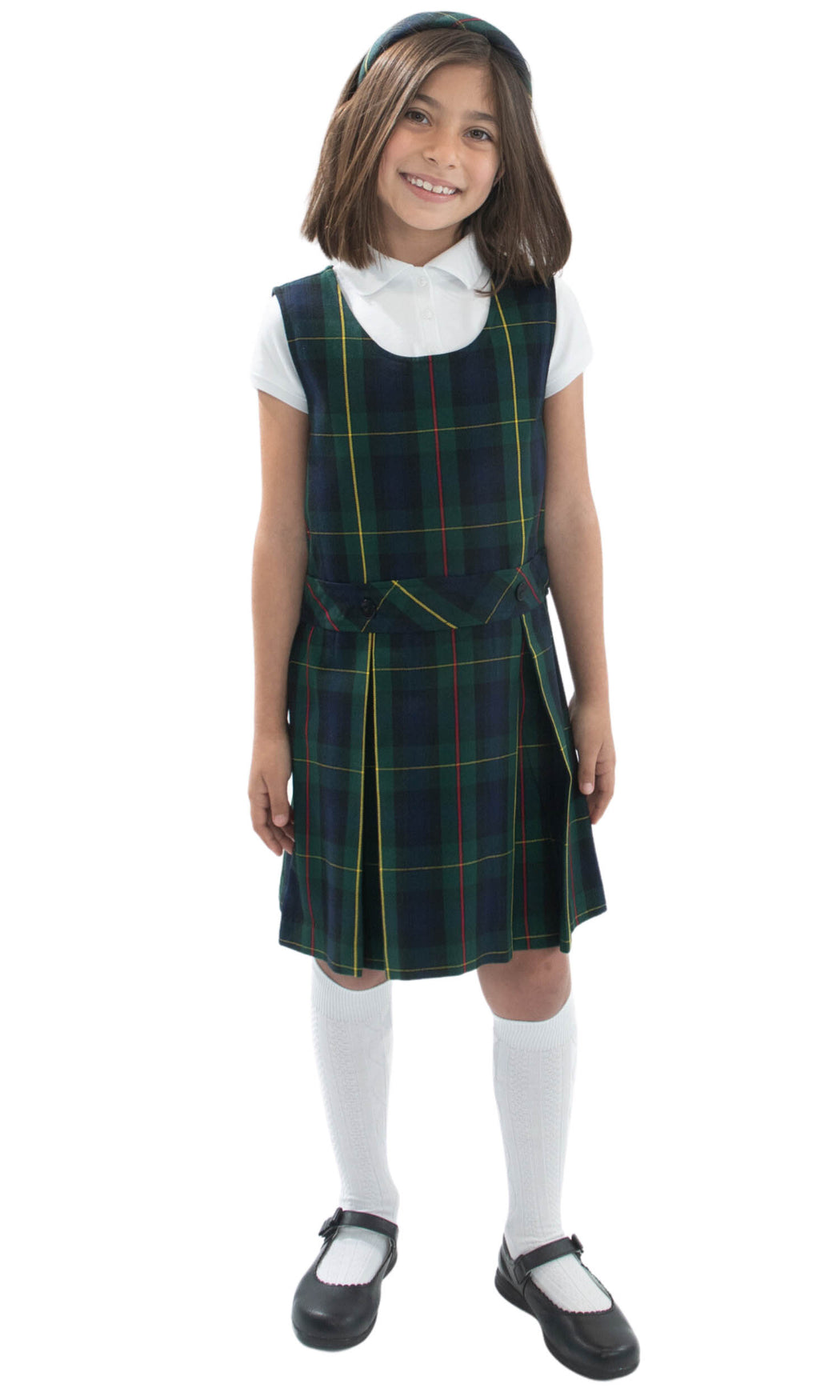 Girls Elegant Comfortable Dress Girls Plaid School Dress main image 0