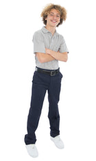 Uniforme escolar para niños y pantalones delanteros planos para hombres de Tom Sawyer
