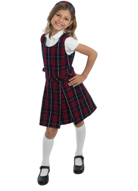 School Uniform Girls Plaid Jumper Top of The Knee – hello nella